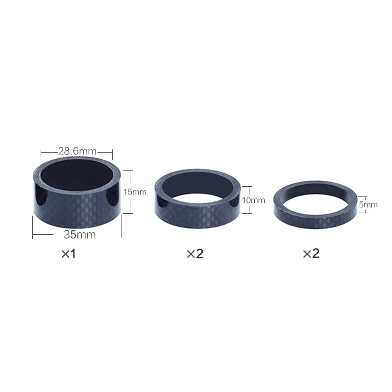GUB TC004 5 шт. в комплекте 1 1/8 &quot5 мм 10 15 углеродная зеркальная велосипедная гарнитура