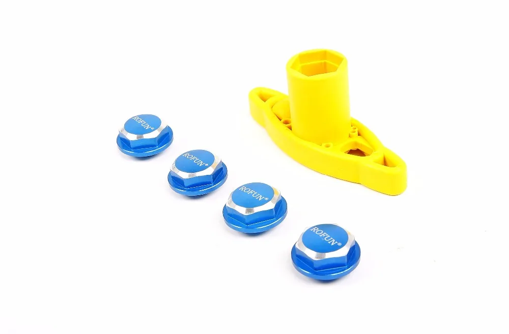 Пластиковый гаечный ключ и алюминиевая гайка колеса для 1/5 Losi 5ive T Rovan Lt King Motor X2 Rc