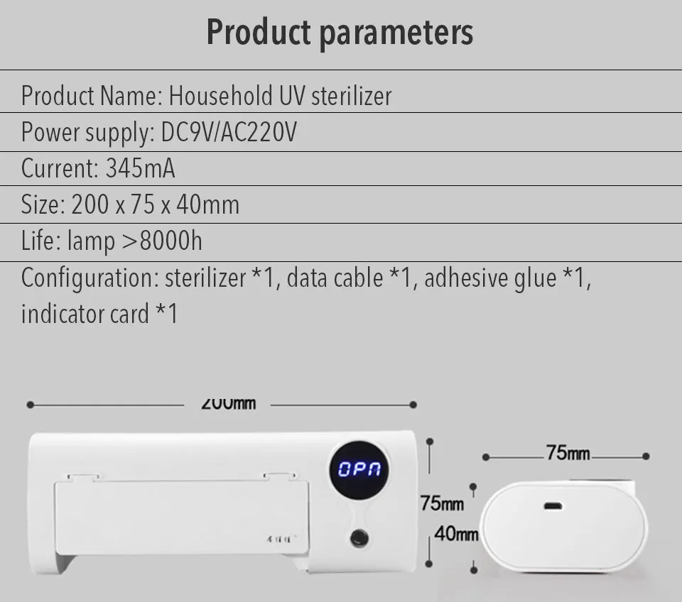 Xiaomi Youpin JJJ ультрафиолетовая зубная щетка стерилизация дезинфектор подходит для SO WHITE Oclean Dr Bei всех типов зубных щеток es