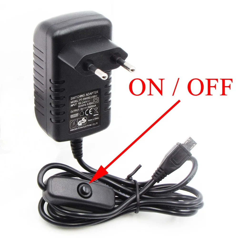 5V3A 5 V/3A Raspberry Pi 3 Model B+ плюс Мощность адаптер USB Зарядное устройство PSU Питание блок Источники питания переключения разъем адаптера