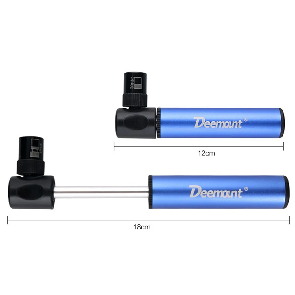 

Deemount Portable Aluminum Alloy A/V F/V Bicycle Hand Pump Mountain Bike Cycling Air Pump Tire Ball Mini Inflator