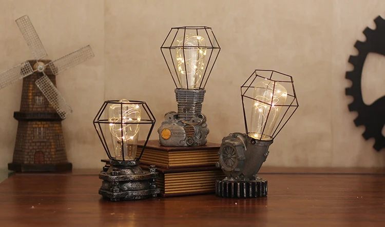 Каучуковые в европейском стиле водяные трубы двигателя небольшой ночник