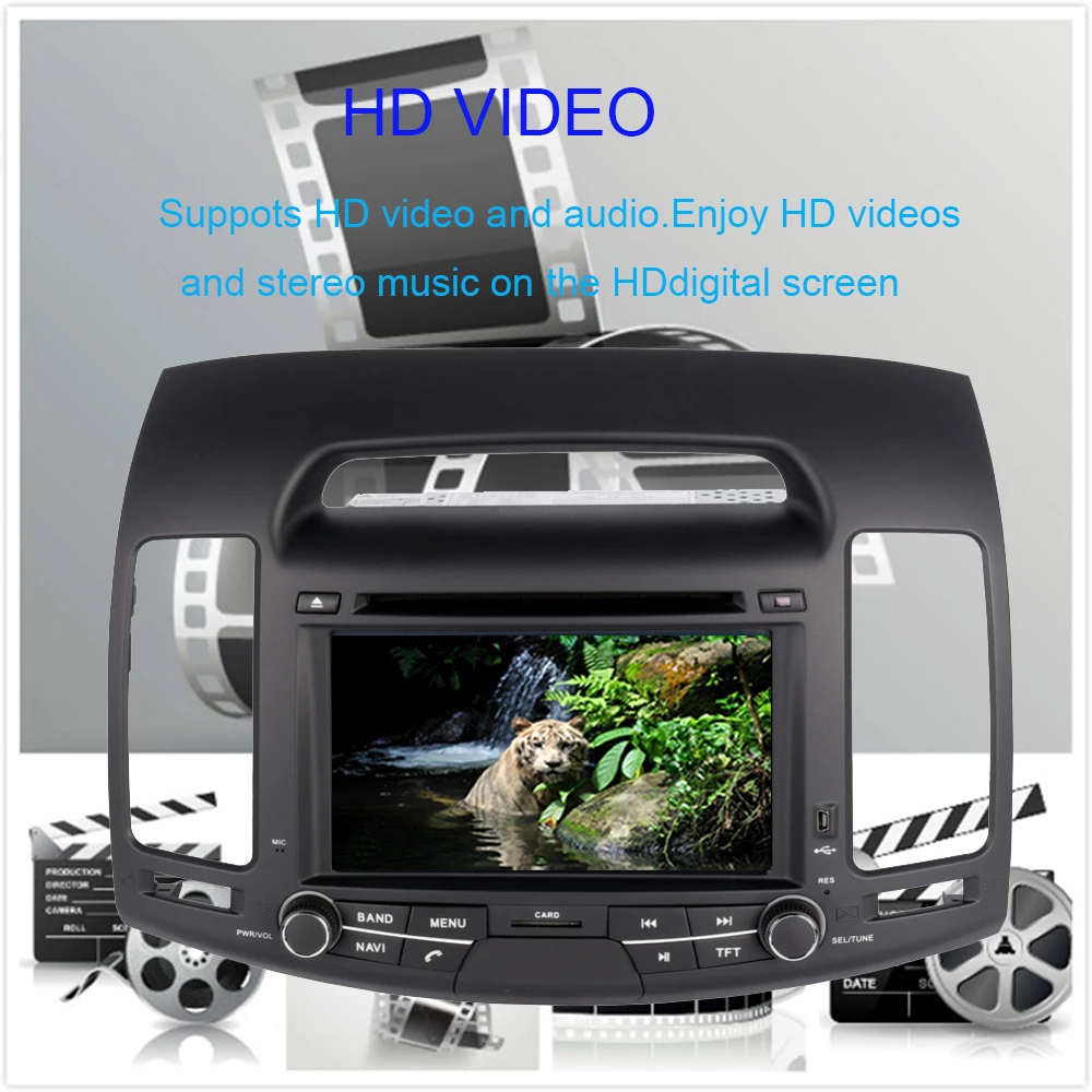 Автомобильный GPS-навигатор на Android 10 0 для Hyundai Elantra 2007-2011 радио мультимедиа DVD-плеер