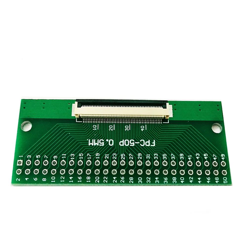 50 pin 0 5 мм FPC/FFC PCB разъем адаптера платы 50P плоский кабель односторонняя розетка для