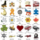 Различные металлические значки гвоздики значки нагрудные знаки булавка брошь для подарка и украшения ткани