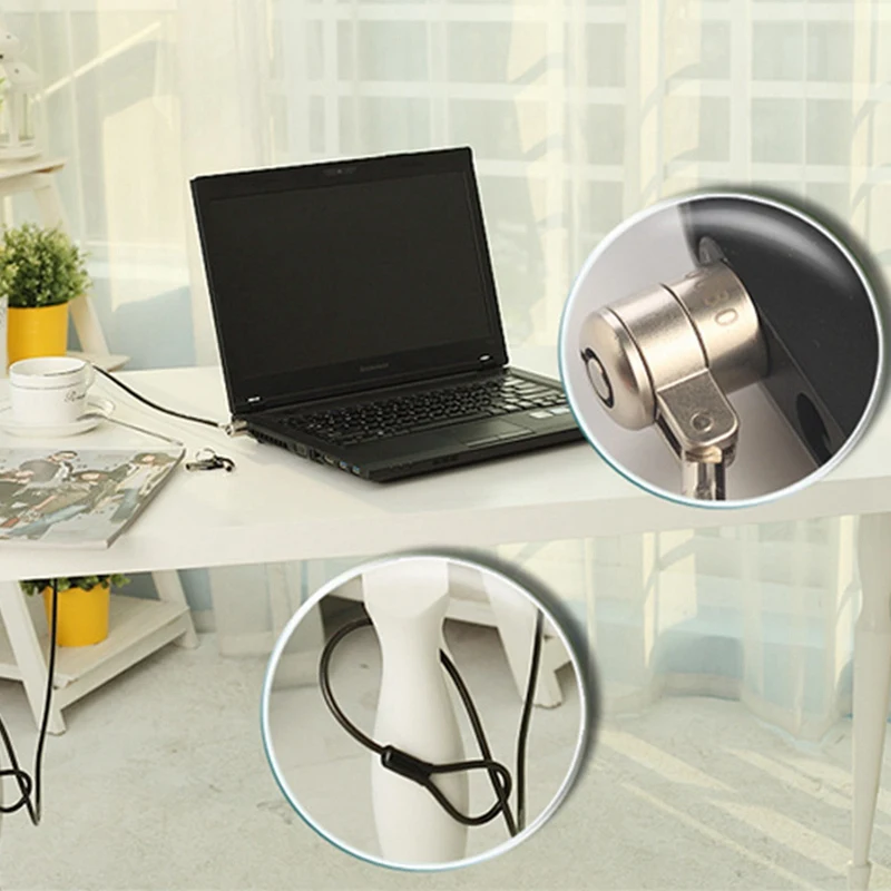 Блокировка ноутбука блокировка компьютера кабеля безопасности Совместимость с
