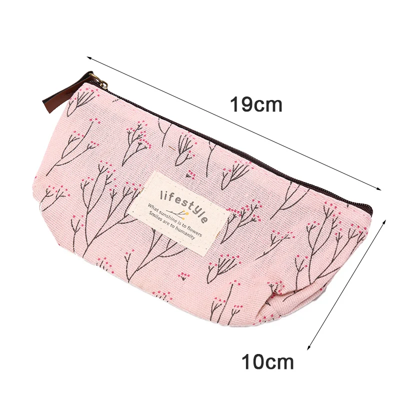 1 шт. милый чехол для карандашей с маргаритками цветочный на молнии подарок