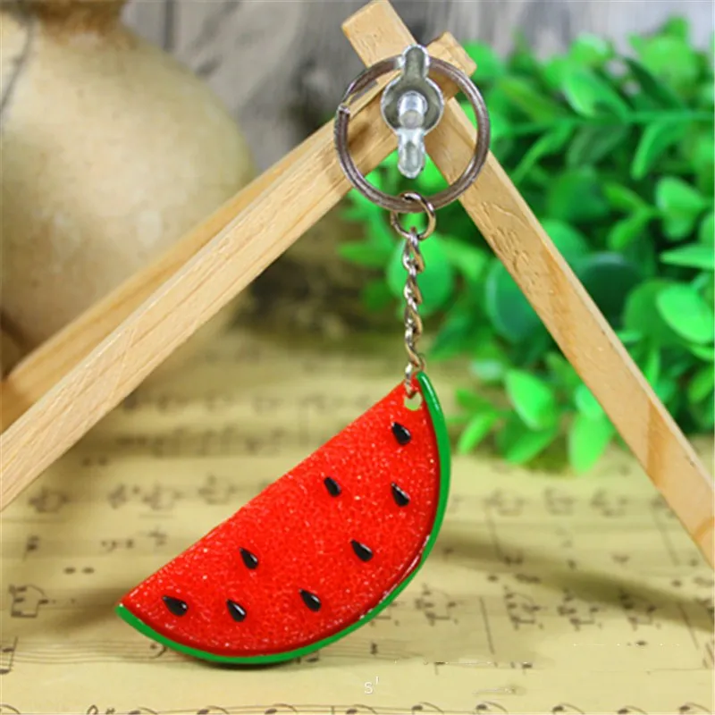 Рождественский подарок 1 шт Мини милый фруктовый брелок имитация фруктов сотовый
