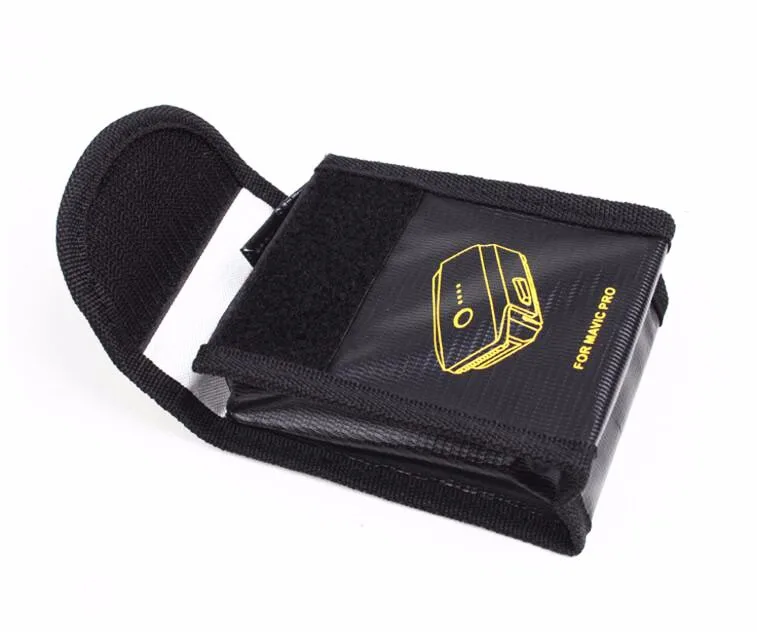 5pcs for DJI MAVIC PRO Lipo Battery Safe Explosionproof Bag Fireproof Protective Box Fiber Storage Package Mavic Drone | Электроника