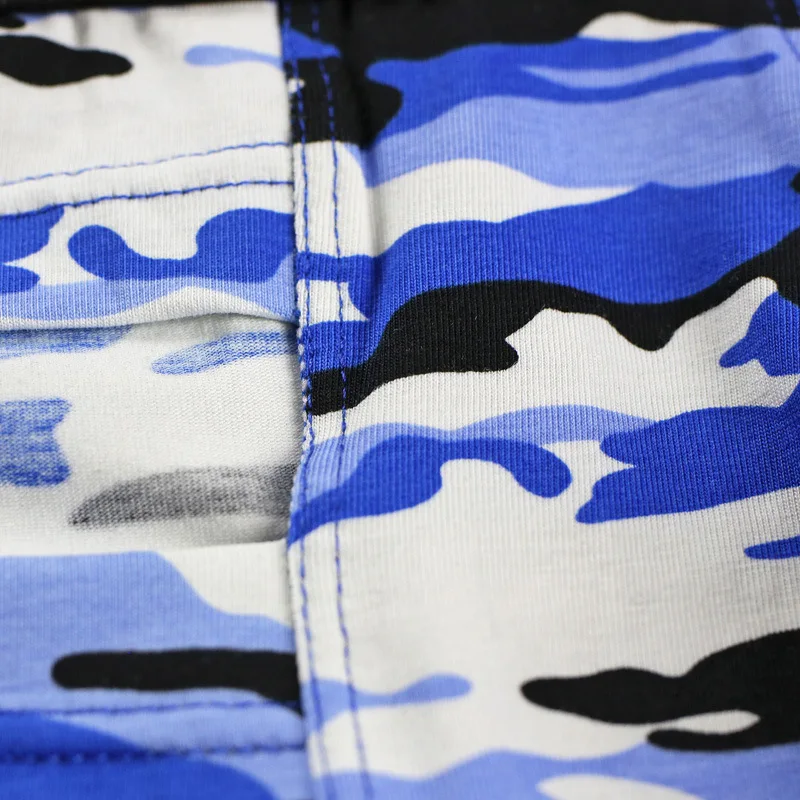 Мужские боксеры с армейским принтом соблазнительное хлопковое дышащее