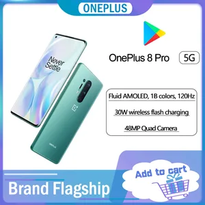 Global Rom Oneplus 8 Pro 5G Smartphone Snapdragon 865 SmartPhone 48MP
Rear Camera 4510 mAh 12GB RAM 256GB ROM Mobile Phone NFC