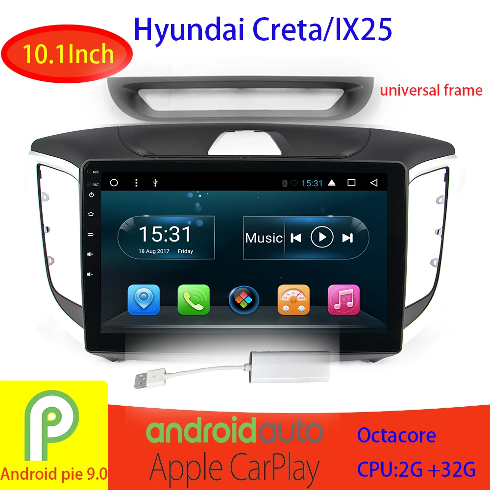 автомагнитола Мультимедийный плеер с gps навигацией автомобильное радио android 9 0