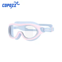 youth children swimming glasses boys and girls big frame anti fog kids pool mask water swim eyewear silicone diving goggles