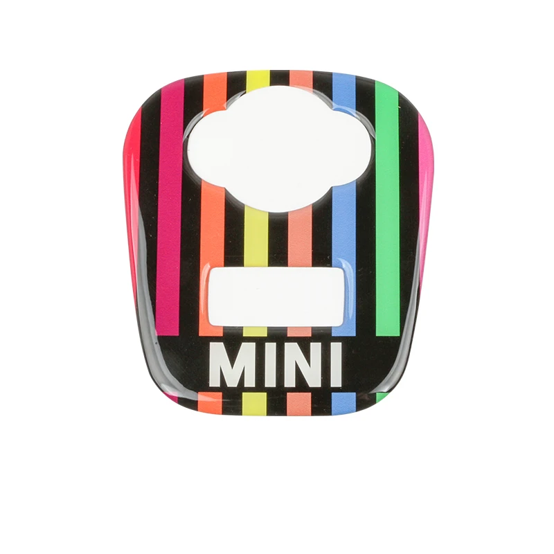 rainbow Union Jack AUX прикуриватель USB панель приборной панели 3D мягкая наклейка для Mini Cooper S F55 F56 F 56 автомобильные аксессуары - Название цвета: rainbow