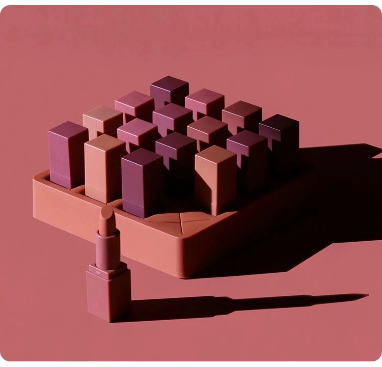 Органайзер для помады, 8 шт. подставка для помады, органайзер для макияжа, силиконовый лак для ногтей, косметический стенд, косметический Органайзер