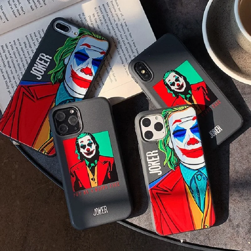 

Cartoon Joker Pattern Phone Case for Samsung A71 A70 A51 A50 A50S A31 A30 A30S A21S A20 A20S A11 A10 M11 M10 S7Edge J7 J2 Prime