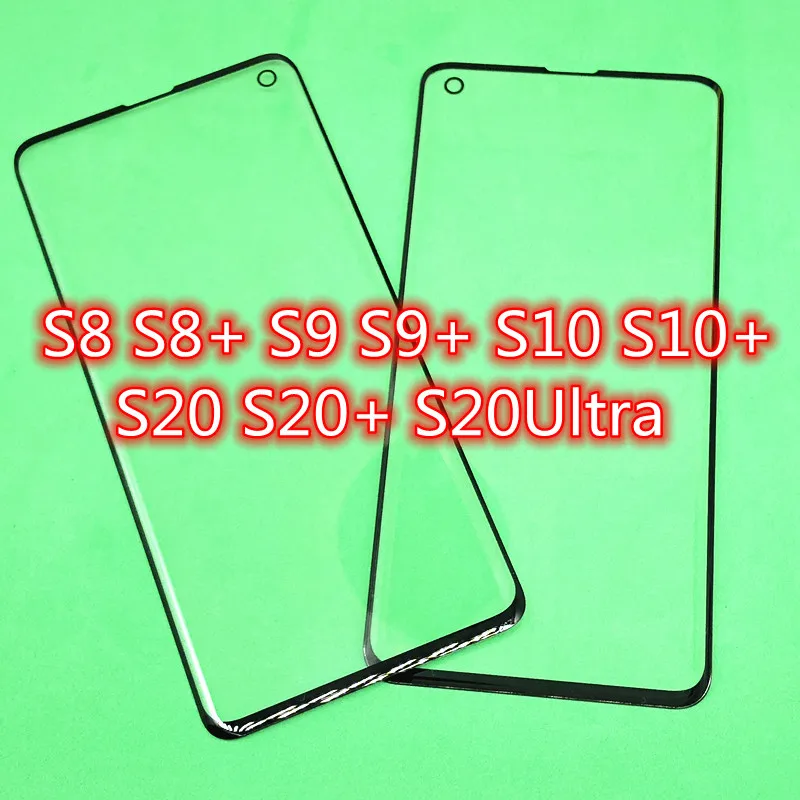 10 шт. Сменное переднее Сенсорное ЖК стекло для Samsung Galaxy S8 Plus S9 S10 S20 / Ultra|Сенсорные