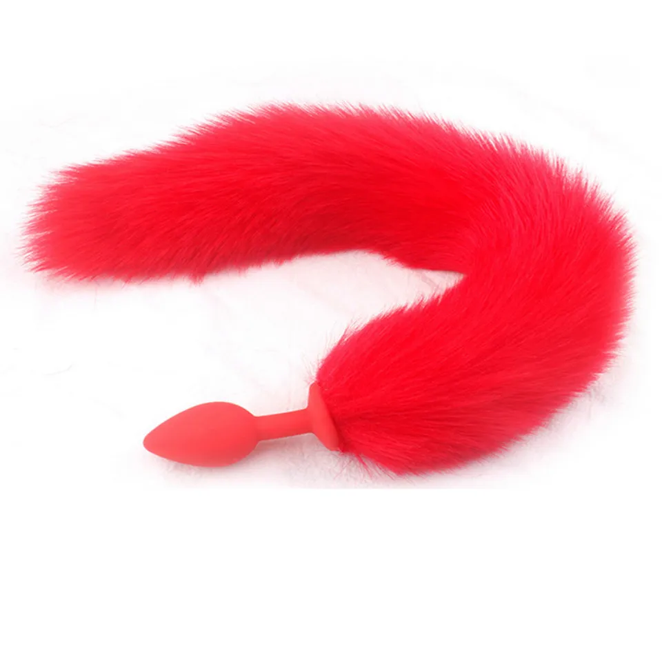 Анальная пробка хвост лиса 3 шт./лот интимные игрушки для женщин мужчин секс