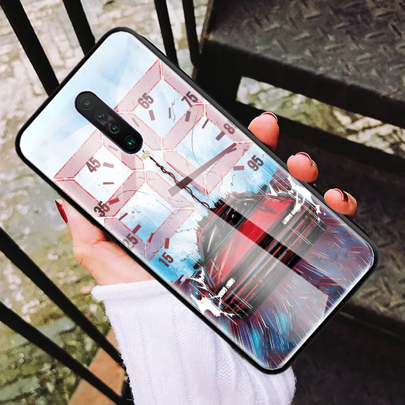 

Back To The Future Time Glass Phone Case for Xiaomi Redmi Note 9S 8 Mi Poco X3 NFC 9 7 8T 10T 9T 10 Lite K40 Pro 5G Cover Coque