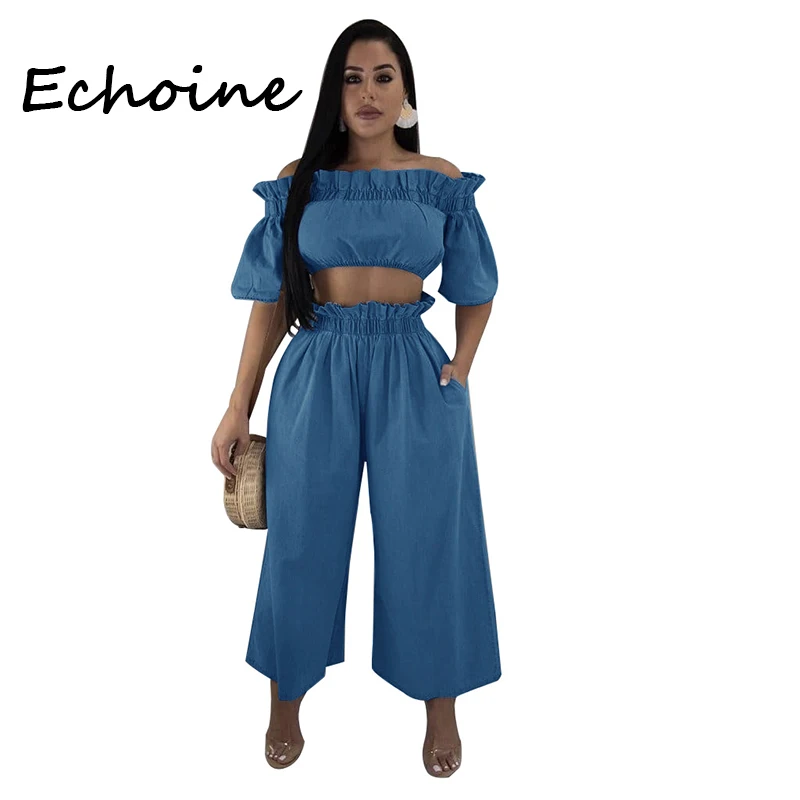 Echoine Модный женский комплект 2 шт. спортивный костюм для женщин с вырезом лодочкой