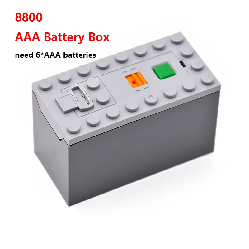 88000 Technical Parts AAA Battery Box Multi Power Functions Tool PF Model Sets Building Blocks Compatible All Brands