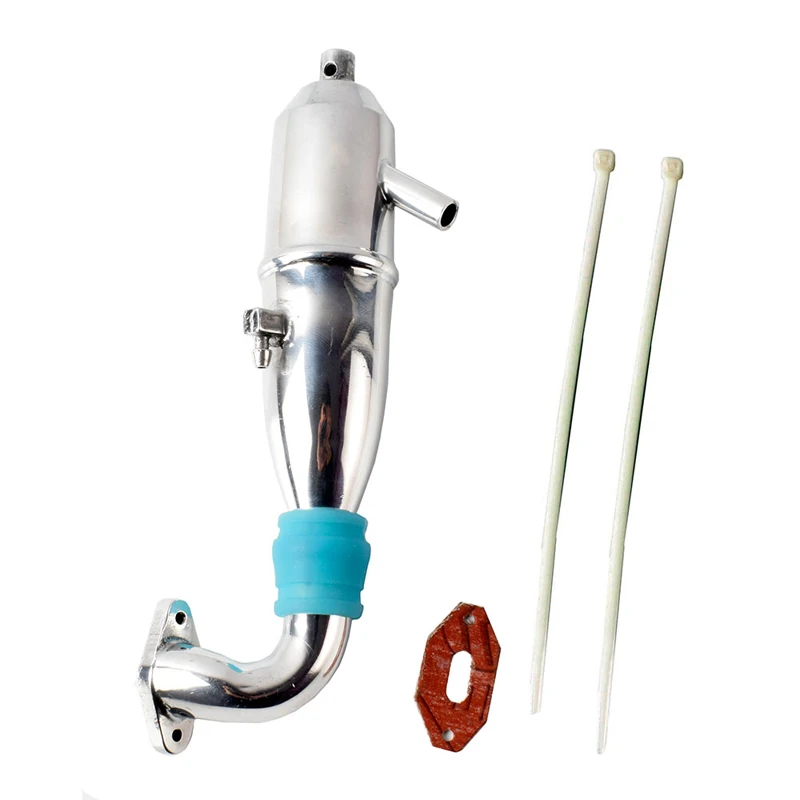 1 шт. выхлопная труба из алюминиевого сплава для HSP 1:10 метанольный двигатель 102009