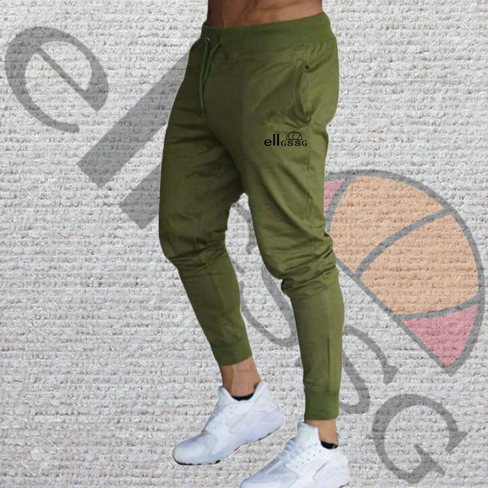 

2021 fashion brand men's sports pants casual trousers solid color breathable spring and summer men's street jogging sports pants