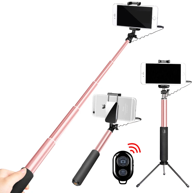 Регулируемая селфи Палка с Bluetooth дистанционным управлением штатив настольная