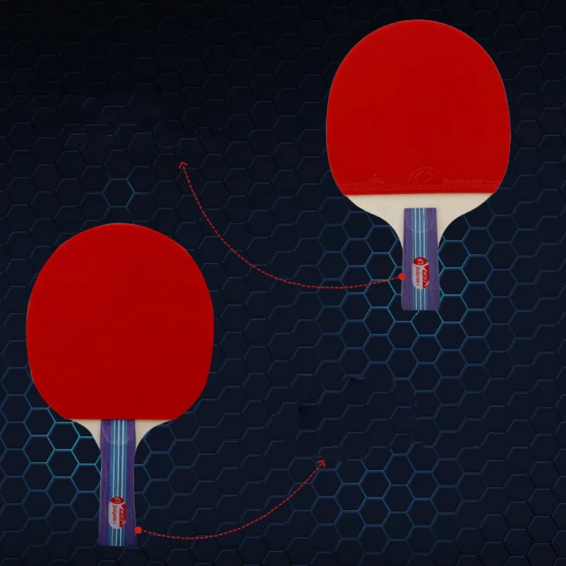

Sports Upgraded Carbon Table Tennis Racket Set Super Powerful Ping Pong Racket Bat For Adult Club Training Hot