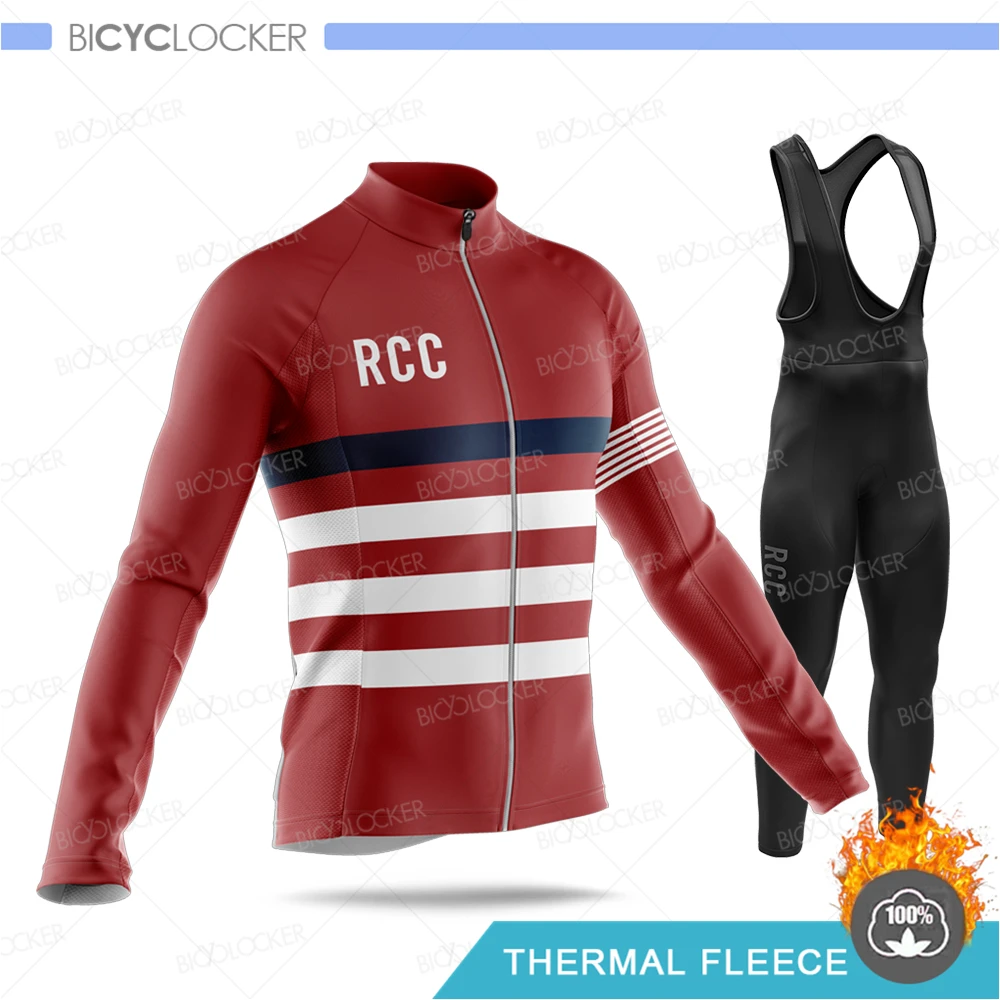 Зимняя одежда для велоспорта, мужской комплект из куртки с длинным рукавом и штанов, для шоссейного велосипеда
