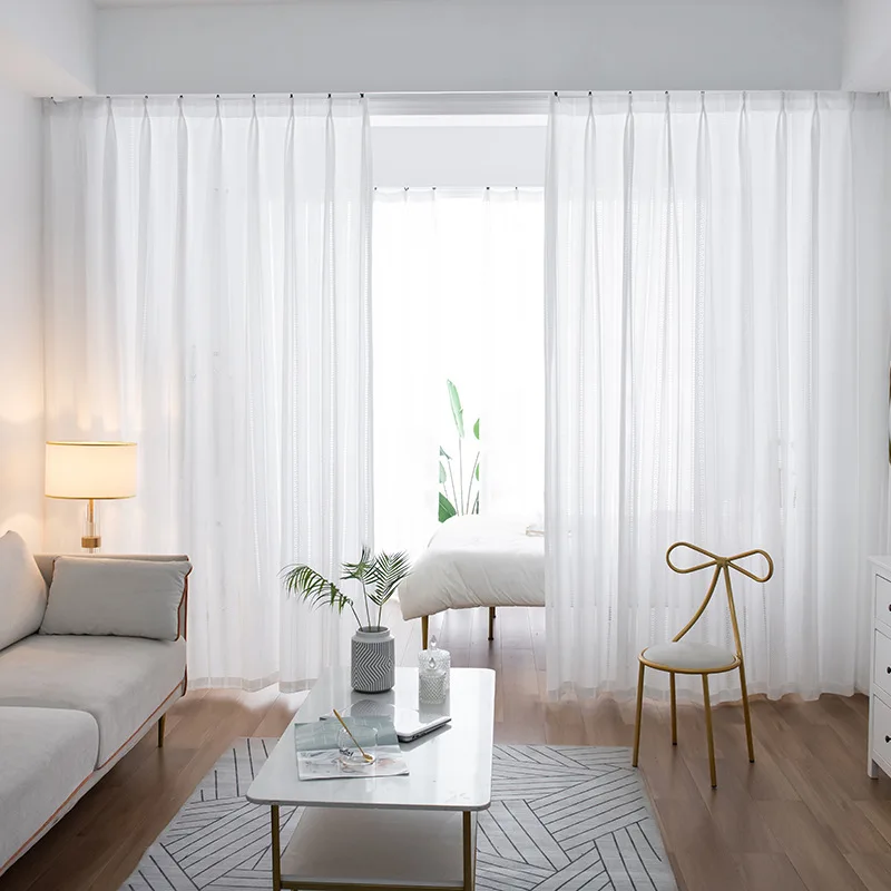 

Real Curtain Cortina Luxury Pure Thicker For Living Room Shading Tulle Treatment Sheer In Bedroom Scarf Valances Drapes