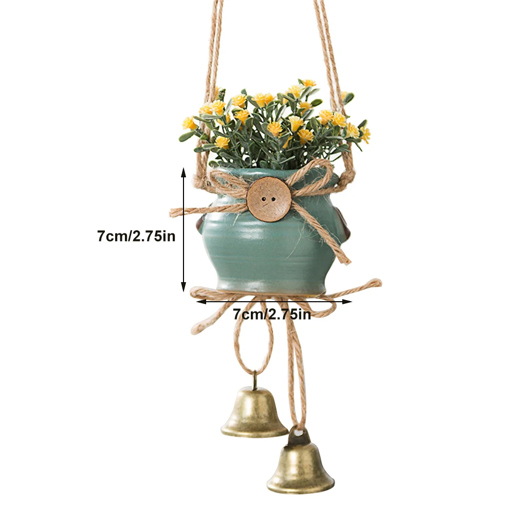 

Wall Hanging Plants Hanger Ceramic Hanging Vase Wall Hanging Planter For Garden Balcony Decoration Home Art Decor Plant Pot