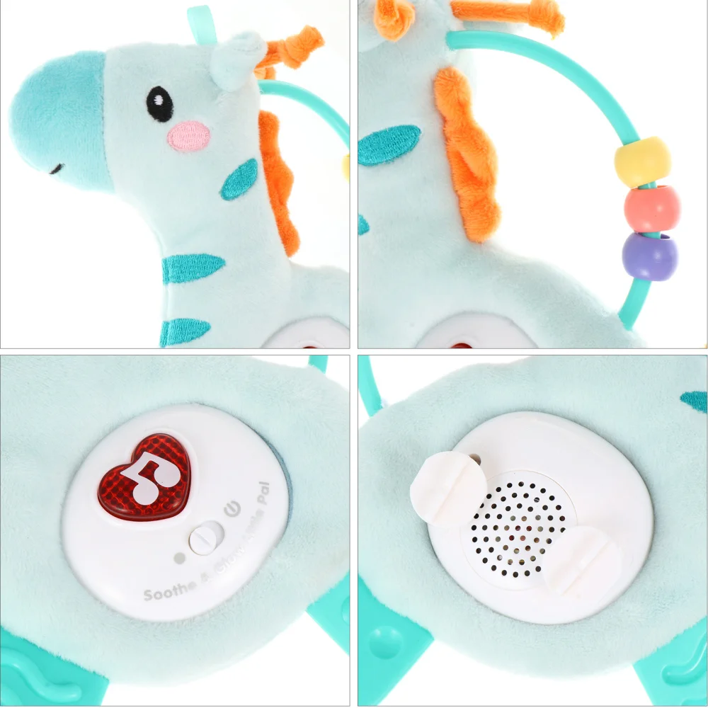 

1pc Baby Soothing Plush Cartoon Lighting Baby Chewing
