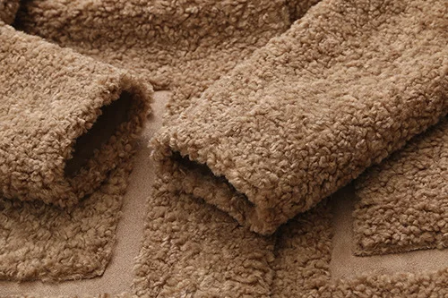 

2020 New Winter Faux Fur Coat For Women Warm Thick Outerwear Plus Size XXXL 4XL Turn-down Collar Casual Jackets KKFY5178