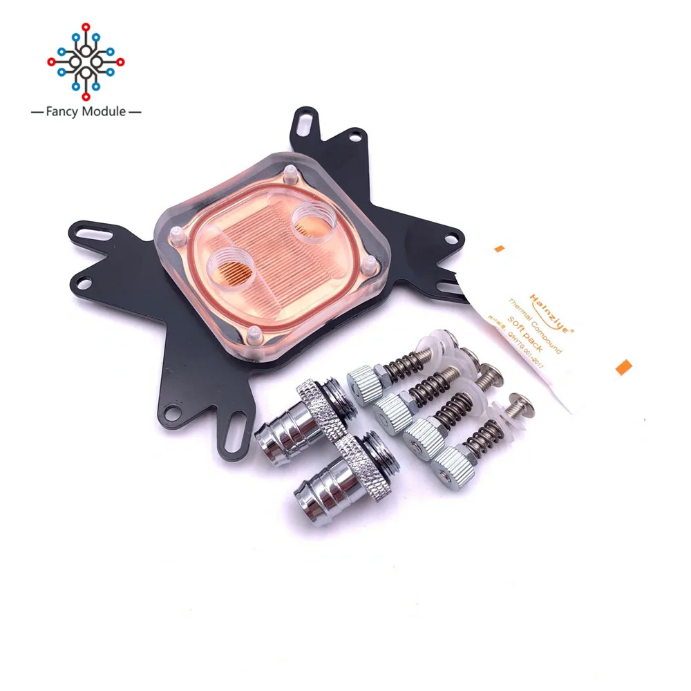 G1/4 12 9 мм бабочка типа Кронштейн для компьютера ЦП охлаждающий водяной блок