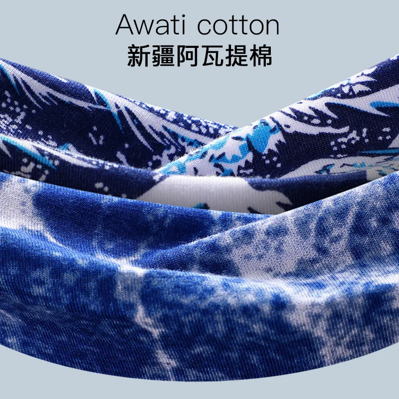 Men's Underwear Boxer Pure Cotton Breathable Comfortable Trendy Personality Boxer Shorts Head Bottoms Mens Cotton Underwear