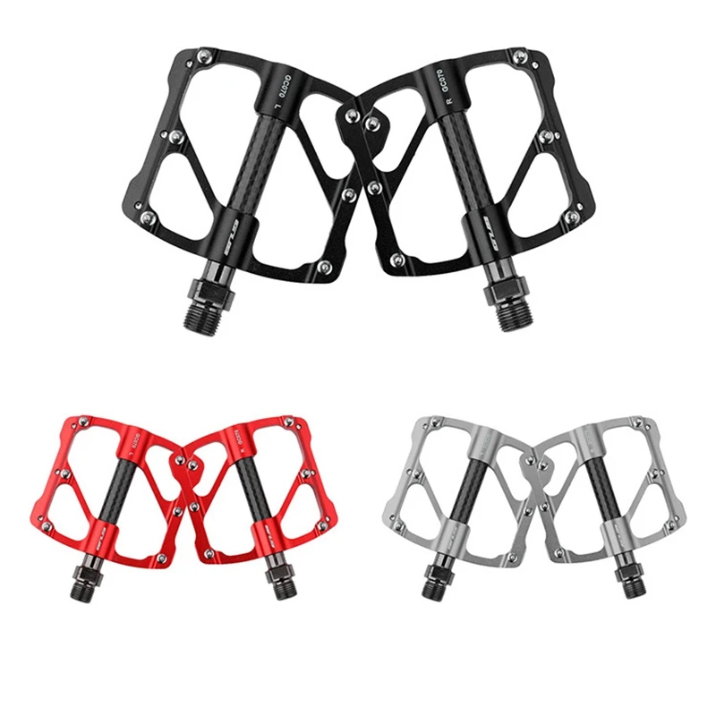 

GUB Bike Pedals MTB Road 3 Sealed Bearings Bicycle Pedals Carbon Bike Pedals Wide Platform