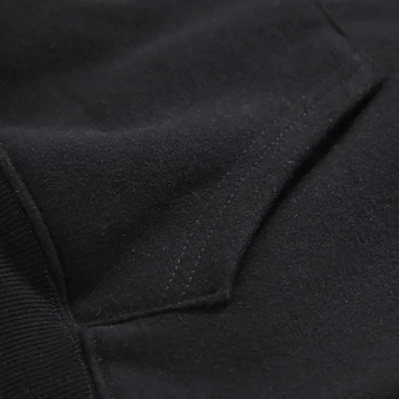 

Autumn Simple Cotton Warm Long Sleeve Sweatshirt Solid Color Plus Velvet Loose Hooded Sweatshirts