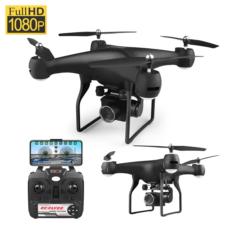 Радиоуправляемый Дрон Квадрокоптер 4k с длительным сроком службы батареи HD 1080P WiFi