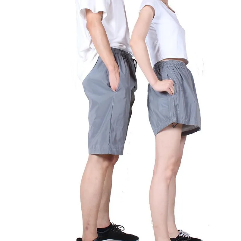 

Glance night running shorts male sports running harajuku hip-hop dance, which fully reflective shorts beach pants