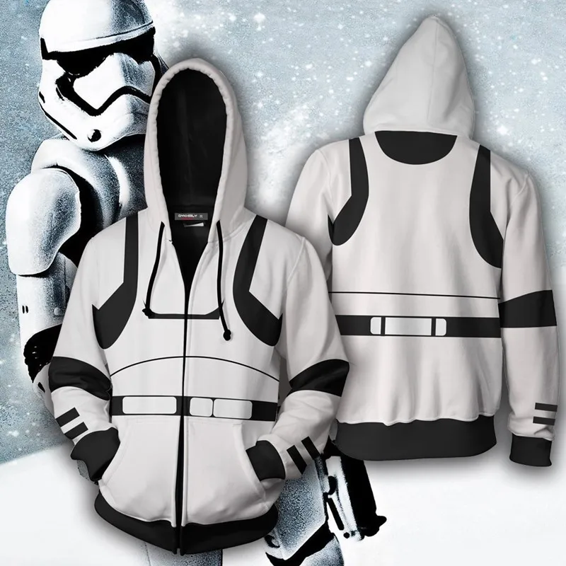 Толстовки Star Wars, толстовка, костюмы для костюмированной вечеринки, Дарт Вейдер, Анакин, Скайуокер, пальто, куртка, верхняя одежда