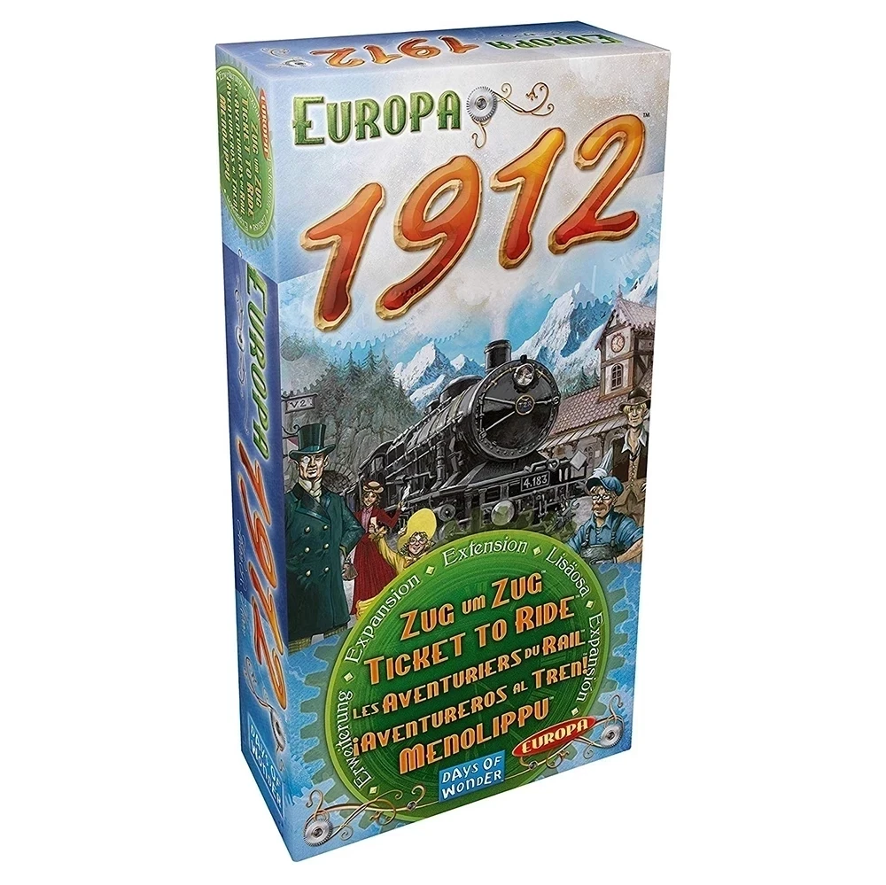 

Новейшая настольная вечерние 2021, 1912 Плата расширения, настольные игры, карточные игры, высокое качество, настольная игра s