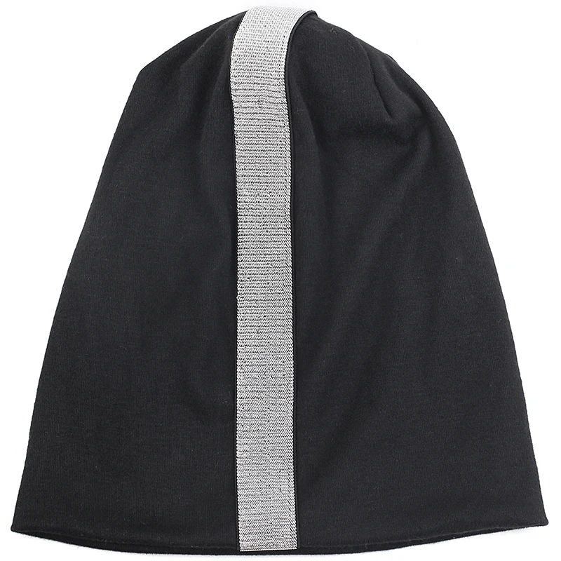 

Geebro телефон шляпа для женщин мужчин мягкая теплая однотонная шляпа серебряная полоса аксессуар унисекс Мешковатые повседневные облегающи...