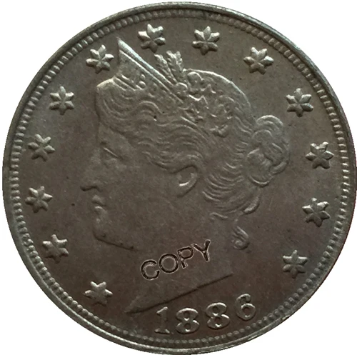 США 》 1884-1913 32 монеты LIBERTY HEAD NICKEL пятицентовые копии монет | Дом и сад