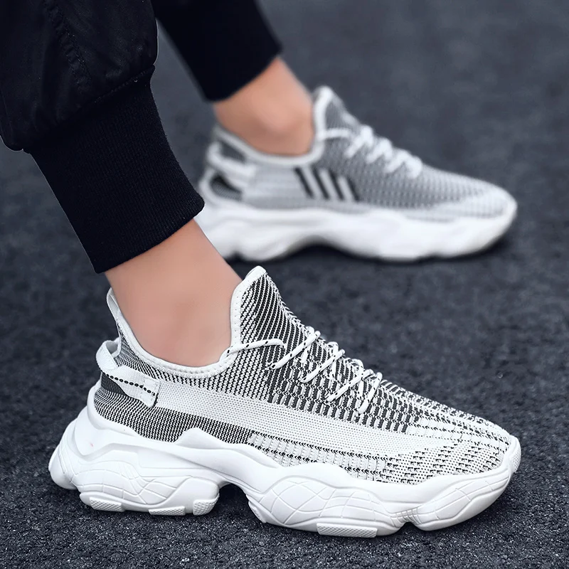 Men's shoes autumn and winter new shock absorption anti-skid sneakers wear running |