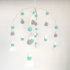 Детские погремушки с деревянными бусинами, 28EC, колокольчик, колокольчик, подвесные игрушки для детской комнаты