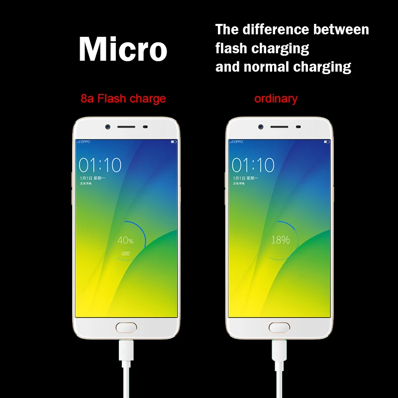 USB кабель для зарядки и передачи данных OPPO flash r7 r9s r11 r15 r9plus оригинал 2 м| |