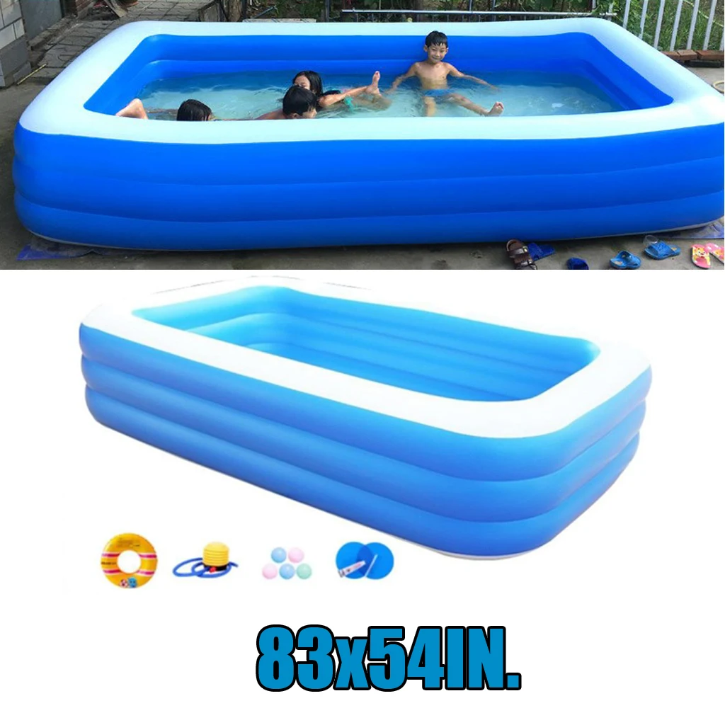 

Inflated Swimming Pool Summer Paddling Pool For Children Outdoor Toys
