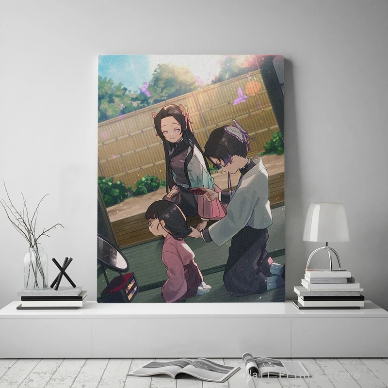 Kanae Shinobu Kanao Kimetsu no Yaiba аниме постер на холсте картина настенное Искусство Декор для