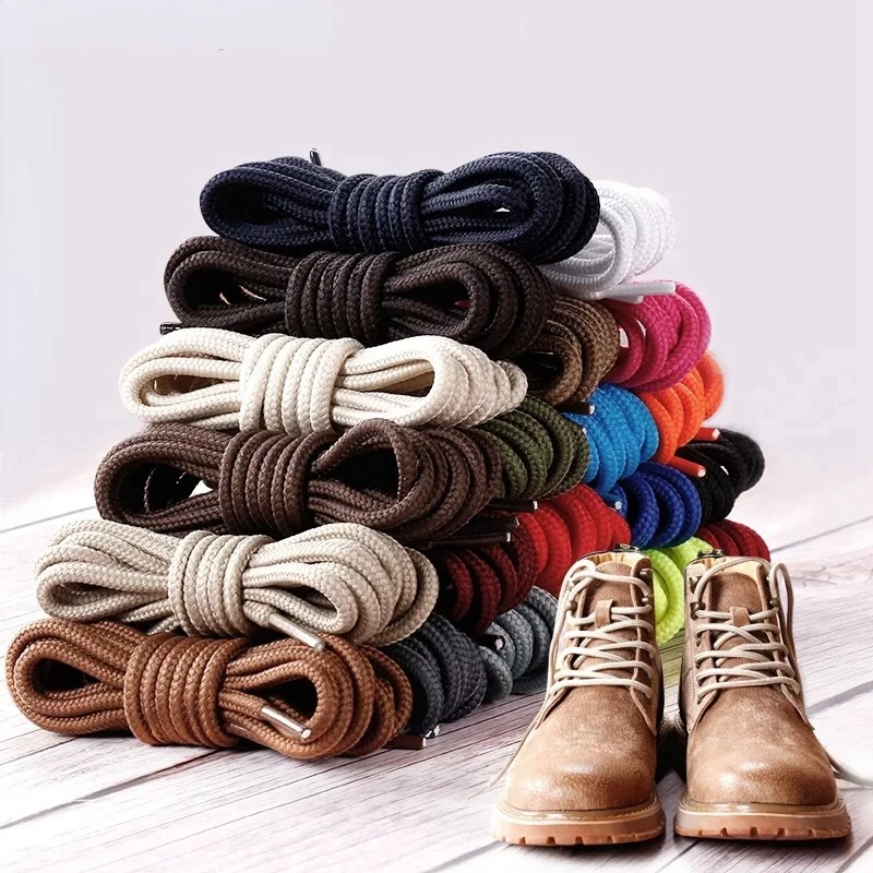 

21 Colors Round Shoelaces Polyester Solid Classic Martin Boots Shoelaces Casual Sports Boots Sneaker Shoeslaces 90cm/120cm/150cm